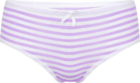 Ranrann Femme Slip Sexy Rayure Style Japonais Mignon Panties Thong Bikini Ensemble Lingerie