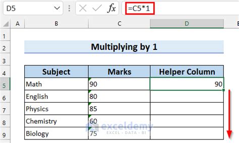 How to Convert Entire Column to Number in Excel (9 Methods)