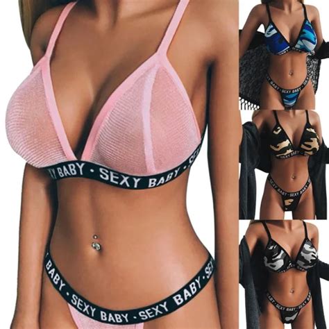 New Amazon Hot Sales Sexy Micro Bikini Lingerie Bodysuit Bra Underpants And Sexy Lingerie