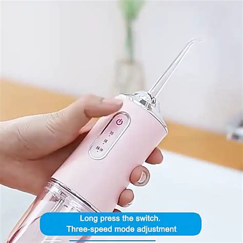 Dental Irrigator Portable Dental Water Flosser Usb Rechargeable Water