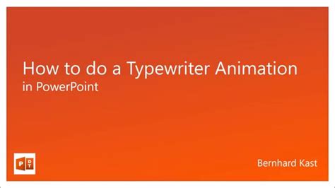 How To Do A Typewriter Animation In Powerpoint Youtube