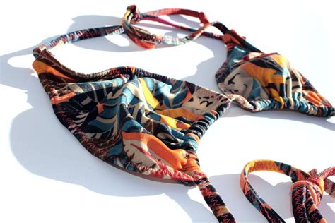 Cute String Bikini SEWING PATTERN With Two Matching Tie Side Bottoms Included With Your Pattern