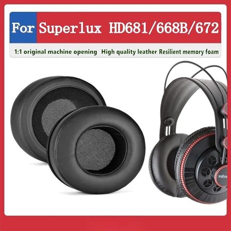 羅東免運Superlux HD681 HD668B HD672 耳套 耳罩 耳機罩 頭戴式耳機保護套 海綿墊 替換皮套 蝦皮購物