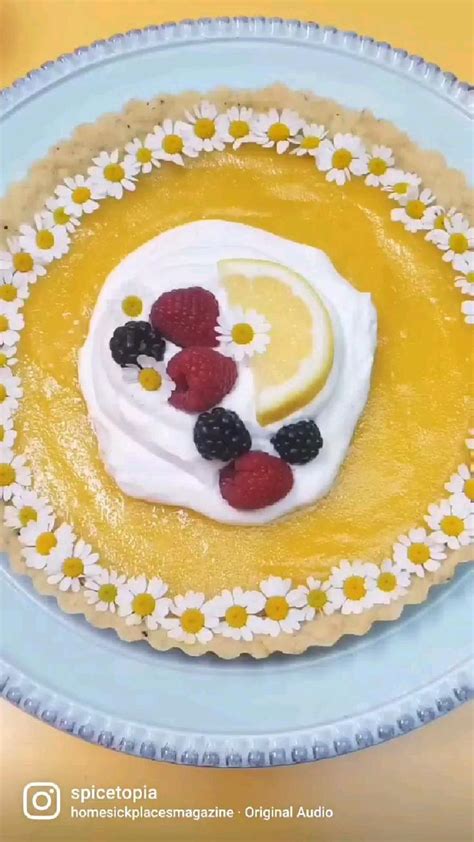 Olive Oil Lemon Tart