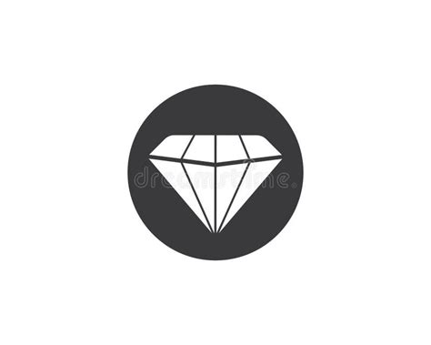 Icono Del Vector Del Logotipo Del Diamante Ilustración Del Vector