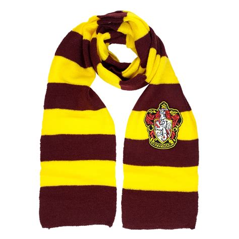 Cachecol Grifinoria Harry Potter Bordado Cosplay Lã Hogwarts