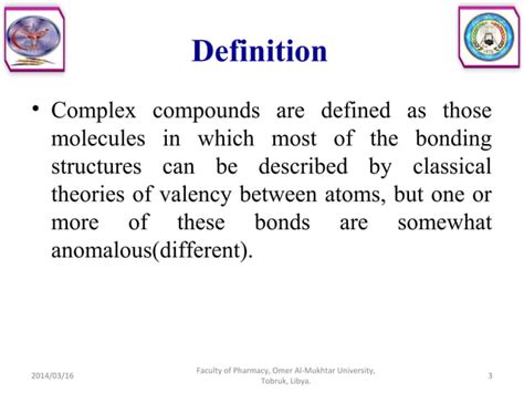Complex formation