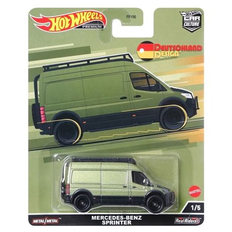 Hot Wheels Premium Car Culture Deutschland Design Mercedes Benz Sprinter Shopee Brasil
