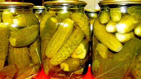 Эти маринованные огурцы на зиму просто чудо! Хрустящие, ароматные ...
