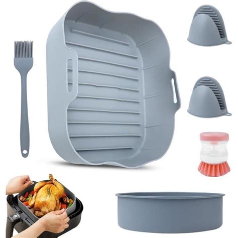 Pi Ces Accessoire Air Fryer Moule Silicone Air Fryer Accessoire