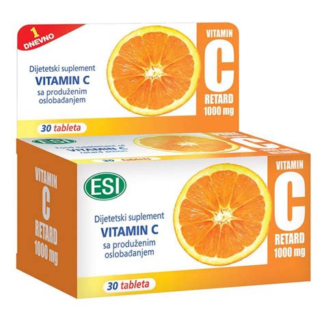 VITAMIN C RETARD TABLETE 30x1000mg On line Apoteka Janković