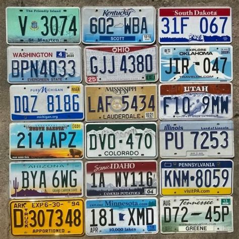 Custom License Plate Washington - Etsy