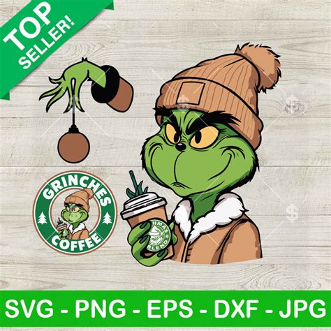 Grinches Starbucks Coffee Svg Bundle Grinchmas Blend Svg Grinch