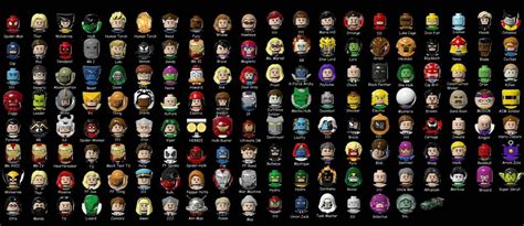 Lego Marvel Super Heroes Unlockable Characters