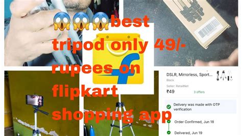 Best Budget Tripod Only Rupees On Flipkart Unboxing Review