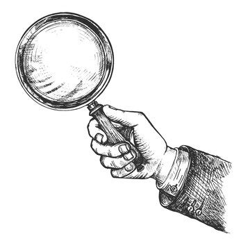 How To Draw A Magnifying Glass