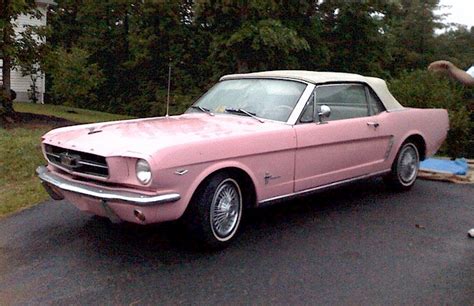 Playboy Pink 1965 Ford Mustang Convertible Photo