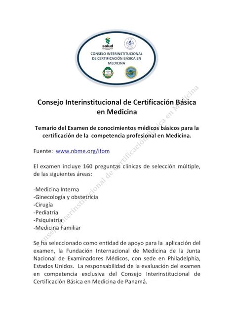 PDF Temario De Examen De Conocimientos Medicos Basicos Mayo Minsa B