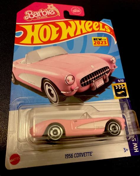 Hot Wheels Corvette Barbie Cars Pink Gray And Blue Lot Of EBay
