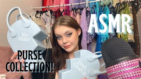 Asmr Bag Purse Collection Video Pt Fabric Metal Leather