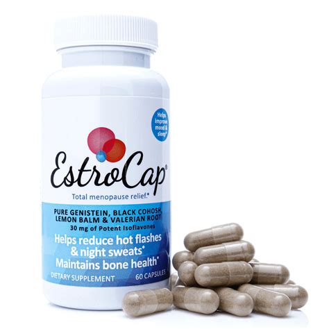 Estrocap Menopause Relief For Hot Flashes And Night Sweats Helps Manage Stress Anxiety