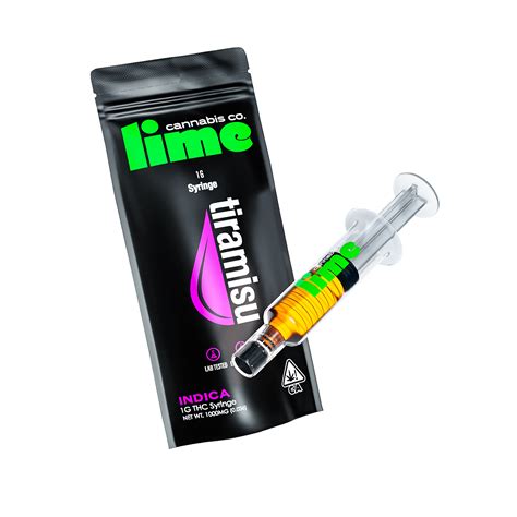 Lime Indica 1 0g Premium Thc Syringe Tiramisu Leafly