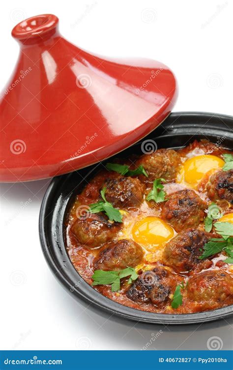 Tajine De Kofta Tagine De Kefta Cuisine Marocaine Image Stock Image