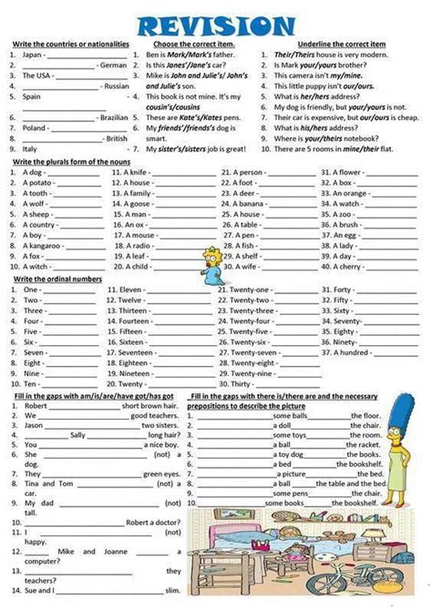 Exercices Anglais 6Ème Avec Corrigés Pdf