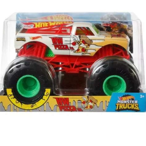 Promo 1 24 Monster Trucks Hw Pizza Giant Truck Hotwheels Hot Wheels Diskon 26 Di Seller Puas