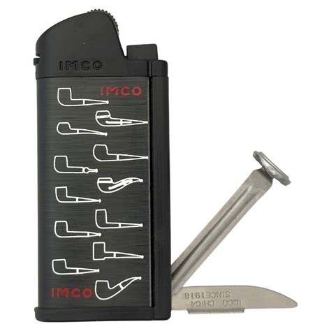 Imco Chic4 Pipe Lighter Black #61356 – Arango