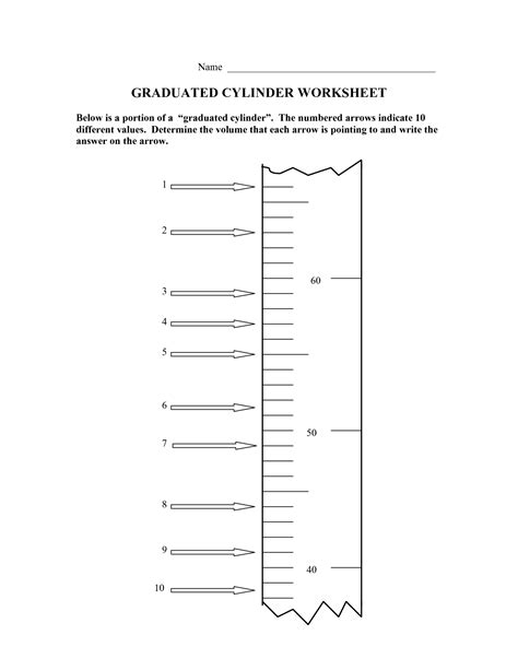 17 Graduated Cylinder Worksheet / worksheeto.com