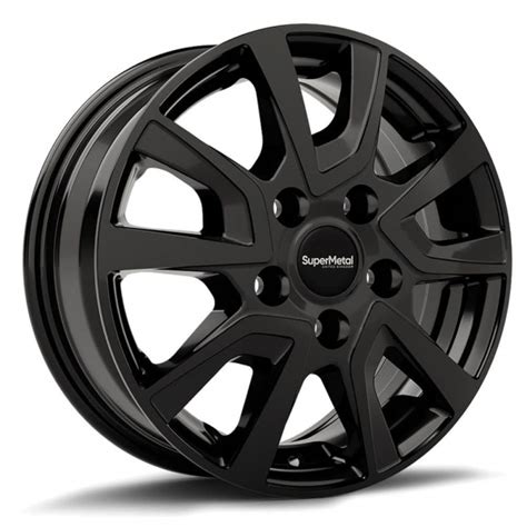 16 SuperMetal Vault Gloss Black Polished Alloy Wheels Van Wheels