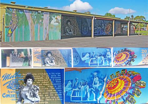 Murals in Lilydale