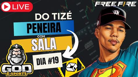 PENEIRA TIZÉ Dia 19 TREINAMENTO TIZÉ DA GOD FREE FIRE AO