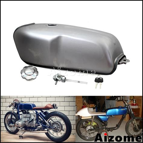 Retro Modified Motorcycle Steel Fuel Tank Petrol Tanks For Honda