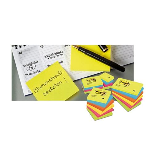 Haftnotizen Post It Notes Einzelblock 38x51mm Gelb Papier 3M 653 PACK