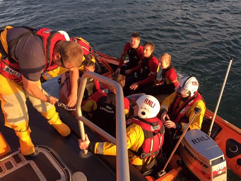 Joint Exercise With Rnli Lifeguards Exmouth Rnli Lifeboat