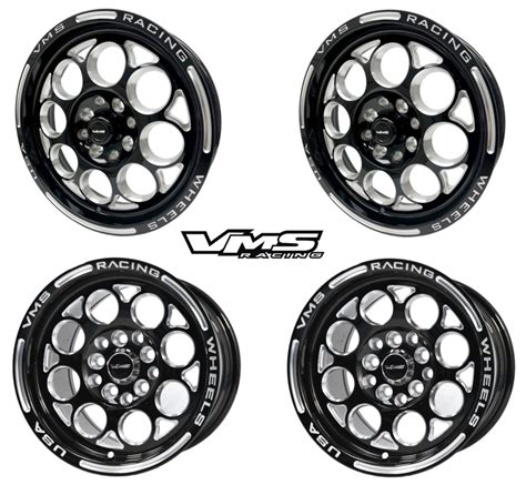 Drag Pack Street Or Drag Race 4 Lug Modulo Wheels 15x10 4x108 20 Offse