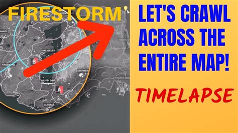 How Big Is The Map In Battlefield V Firestorm Crawl Across The Map Timelapse Youtube