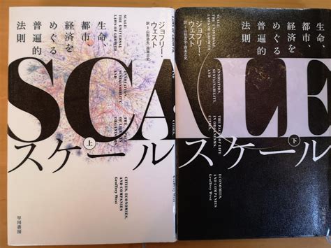 複雑系の研究で有名な、サンタフェ研のジョフリー・ウェストの著作、「scale：生命、都市、経済をめぐる普遍的法則」を読んで思ったこと