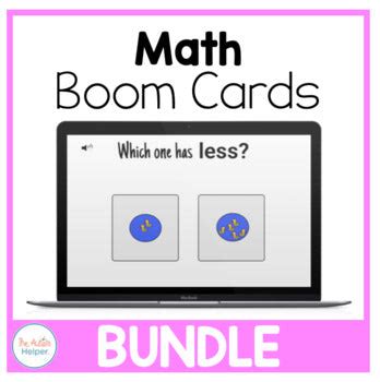 Basic Math Interactive Boom Card BUNDLE – The Autism Helper