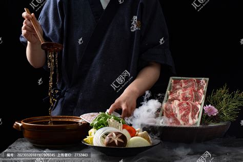 极黑牛小排涮涮锅 日韩料理 食品餐饮 摄影素材 汇图网