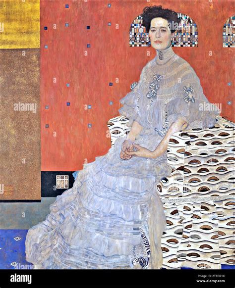 Fritza Von Riedler Oil On Canvas By Artist Klimt Gustav