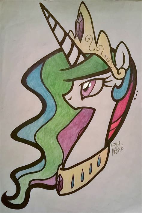 Mlp Princess Celestia By Foxy Artist On Deviantart