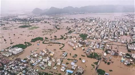 Flood Fury In Andhra Pradesh Vijayawada Battles Rising Waters Amid