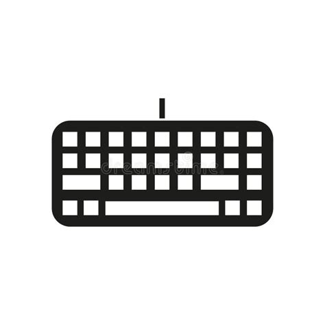 El Icono Del Teclado Telclado Numérico Y Entrada Mecanografiando