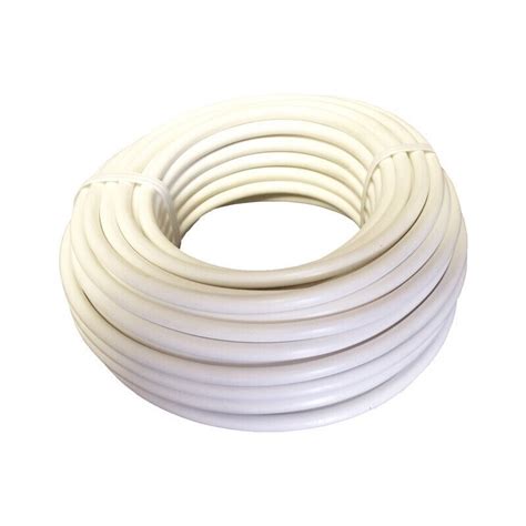 Cable Domestique H05VV F 2X1 5 3pc Couronne 10m Blanc