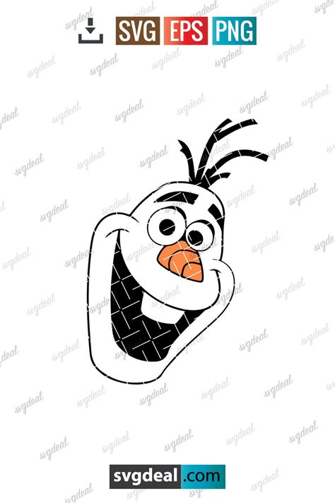 Free Olaf Face Svg Svgdeal