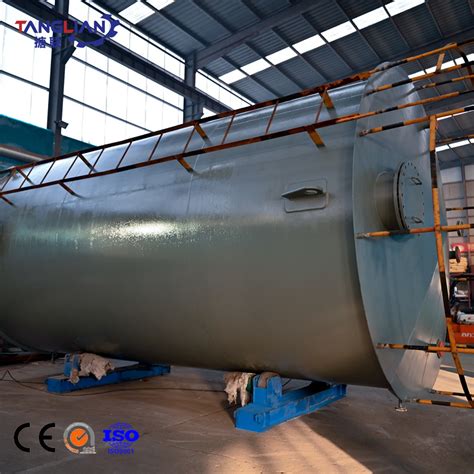 Horizontal Ptfe Lined Storage Tank Chemical Buffer Tank China Glass