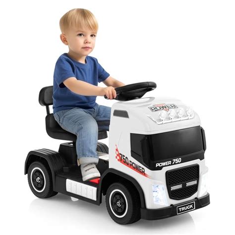 Voiture Electrique Enfants Dreamade Avec Si Ge R Glable Lumi Res